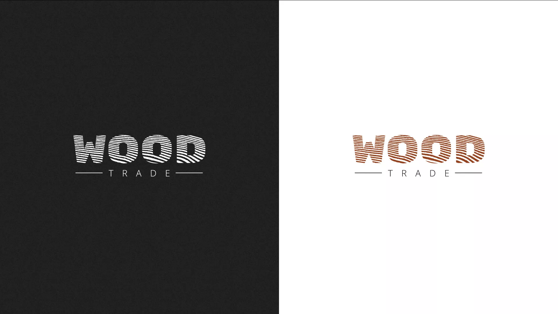 Разработка логотипа для компании «Wood Trade» в Починке
