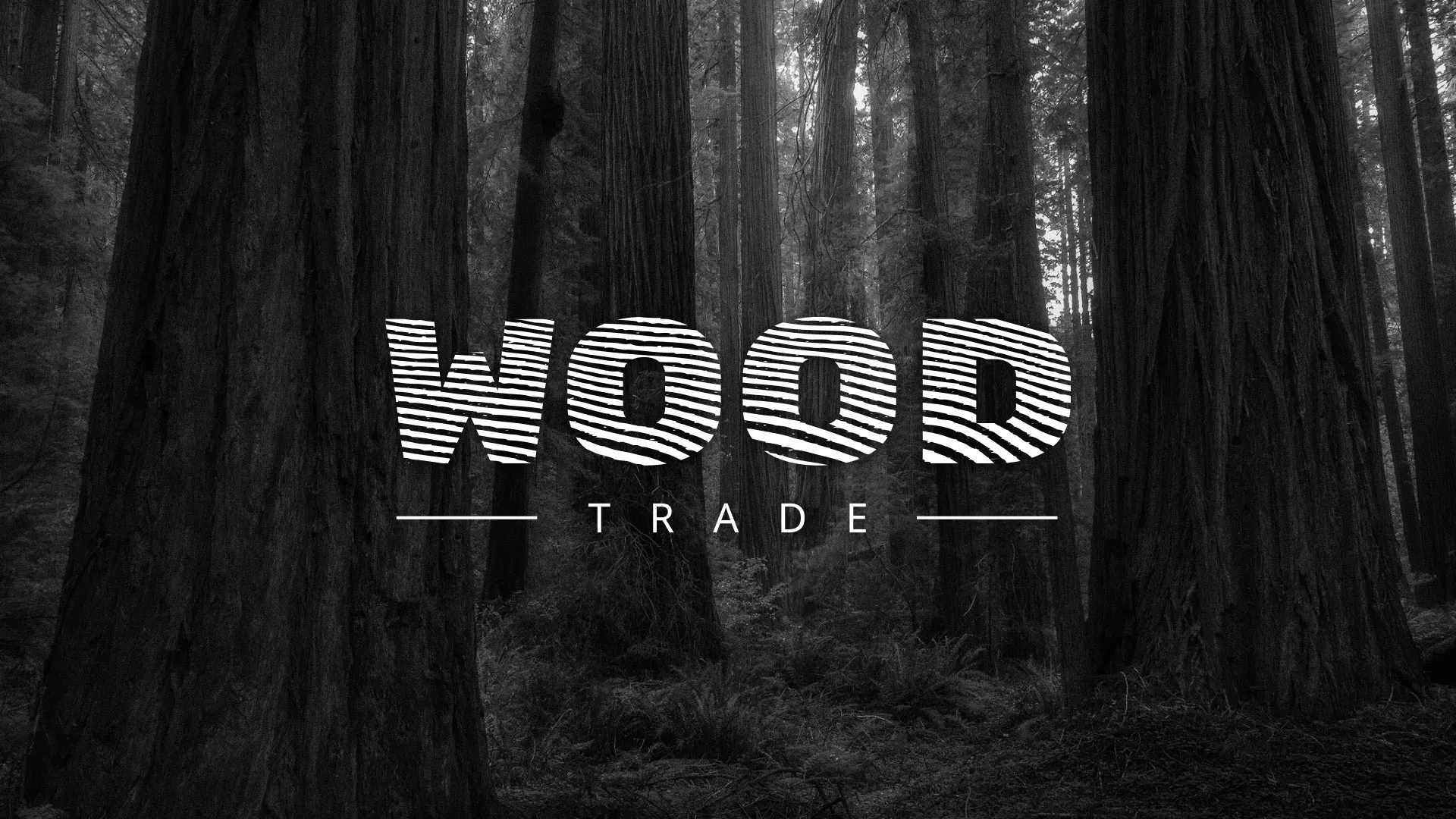 Разработка логотипа для компании «Wood Trade» в Починке