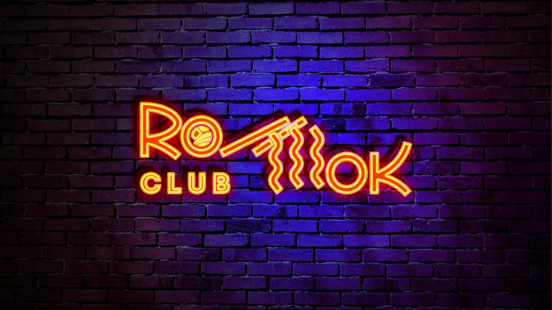 Разработка интерьерной вывески суши-бара «Roll Wok Club» в Починке